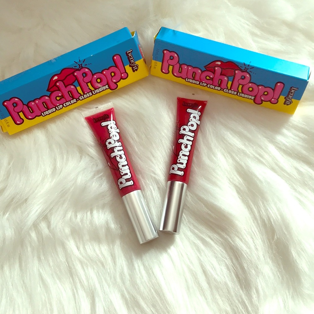 Benefit pop liquid lip colors